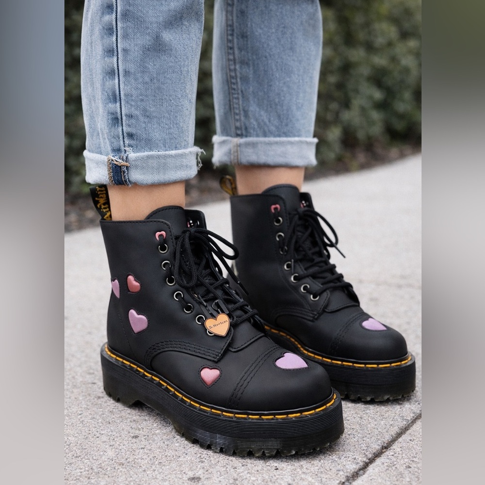 Dr. Martens Sinclair Heart Platform Boots